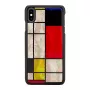 Viedtālruņa maciņš iKins iPhone XS Max Mondrian Melns – aizsargapvalks, cietais apvalks