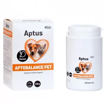 APTUS Aptobalacne Caureja un gremošanas traucējumi - uztura bagātinātāji suņiem un kaķiem – 140 g