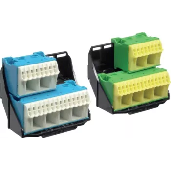 Hager PE/N spaile ar turētāju 2x28 Quick-Connect FZ384 (FZ384)