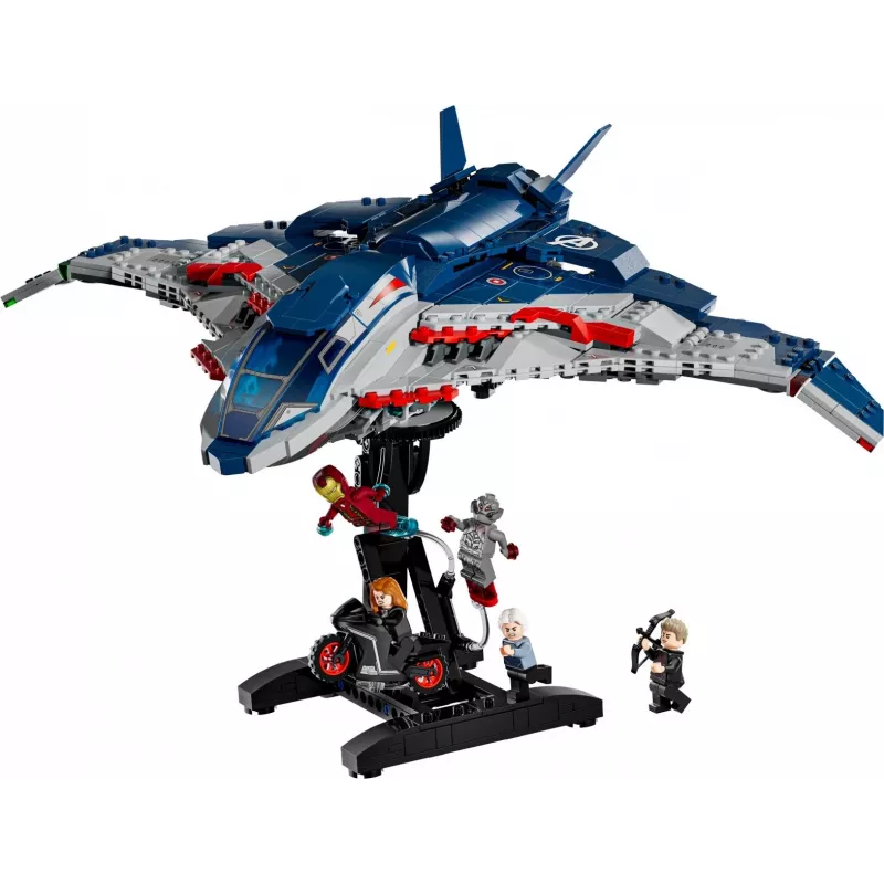 LEGO Quinjet konstruktors 76325 — Marvel, 1131 detaļas, 5 minifigūras, no 12 gadu vecuma, 280×450×300 mm