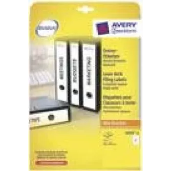 Binder Labels Avery L6059-25 balta 59 x 297mm