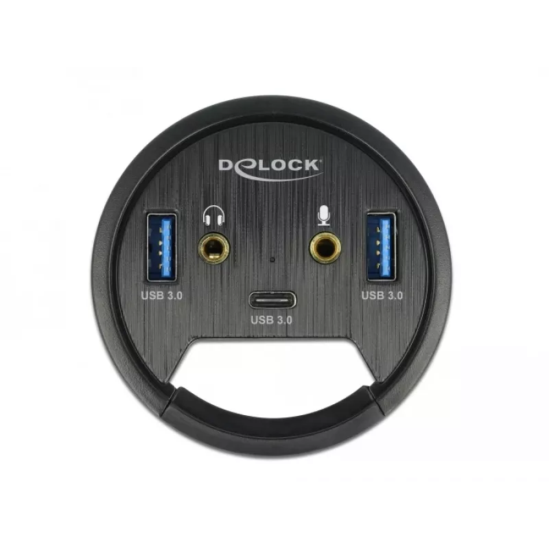 Galddatora iebūvējamais centrs USB DeLOCK 3 portu 62794