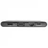 USB-C dokstacija - 4K HDMI, VGA, USB 3.2 Gen 1, USB-A/C centrmezgls, Gigabit Ethernet, atmiņas karšu sloti, 100 W PD uzlāde