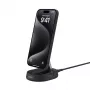 Bezvadu lādētājs Belkin BoostCharge Pro WIA008btBK ātrā uzlāde iekštelpām viedtālrunim melns