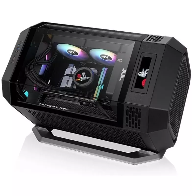 Torņa pārveidošanas komplekts statīvam Thermaltake AC-078-ON1NAN-A1 Mini Tower korpusam, melns, 145×266×459 mm