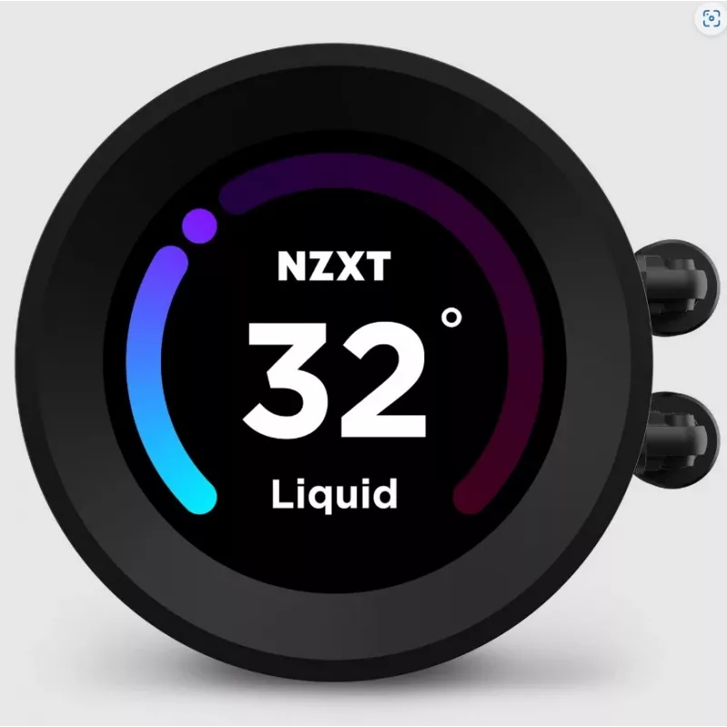 Šķidruma dzesētājs NZXT Kraken Elite 280 RGB 14 cm melns