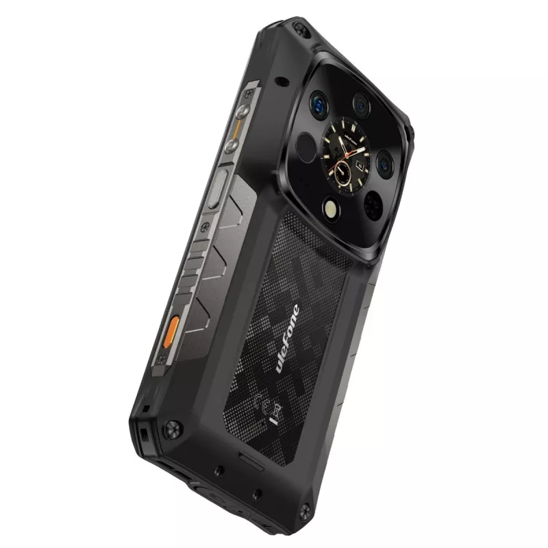 Izturīgs viedtālrunis UleFone Armor 28 Ultra Thermal 5G — 16GB RAM, 1TB krātuve, melns