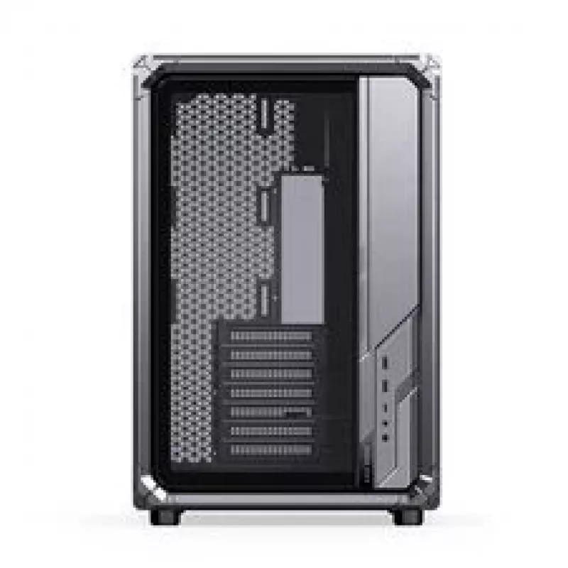Jonsbo X400 Pro ATX Midi-Tower datora korpuss ar rūdīta stikla sānu paneli, pelēks