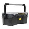 Stanley 1-97-514 mazo detaļu/instrumentu kaste Melns, Caurspīdīgs