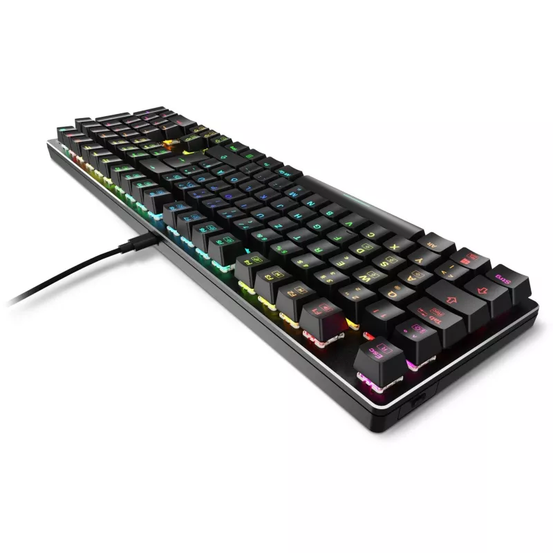 SKILLER SGK36W, Gaming tastatūra melna, DE izkārtojums, Huano Red