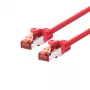 Tīkla kabelis LOGON TCF66F070R RJ-45 Cat6a 7 m Sarkans