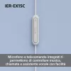 Sony IER-EX15C austiņas ar vadu Ievietojamās Zvani/Mūzika USB Type-C Melna