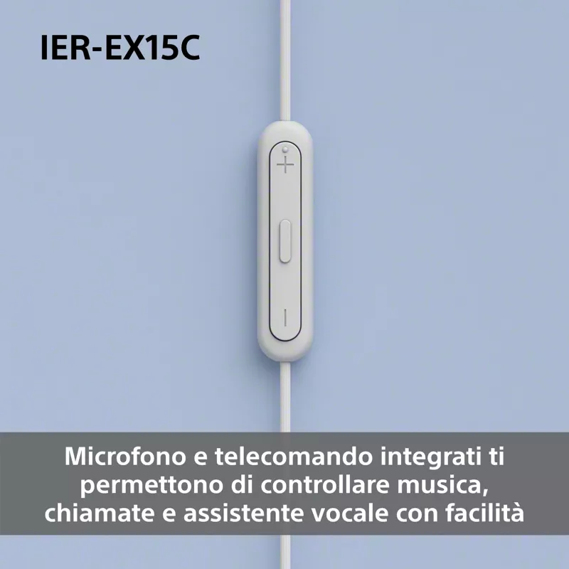Sony IER-EX15C austiņas ar vadu Ievietojamās Zvani/Mūzika USB Type-C Melna