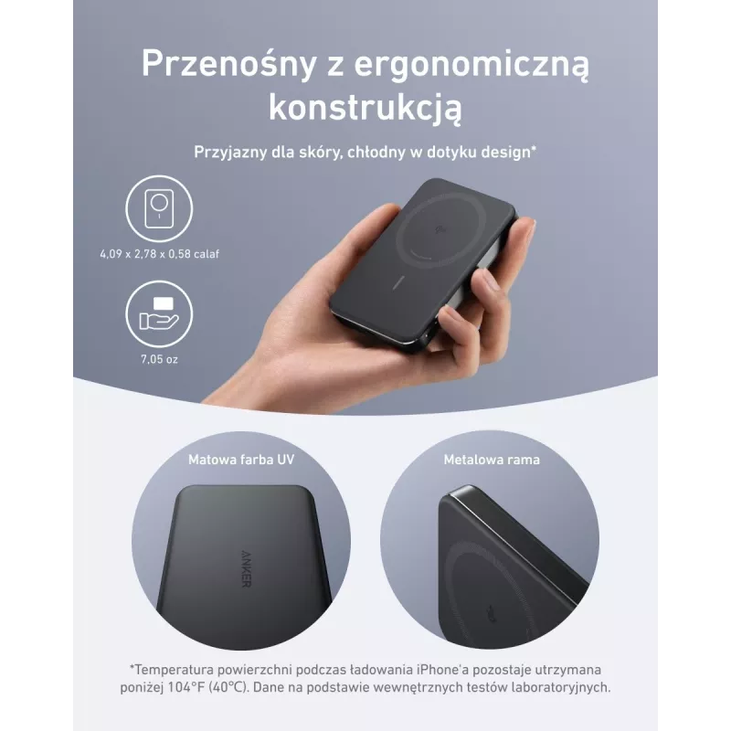 Pārnēsājama ārējā akumulatora banka Anker A1664H11 10000 mAh