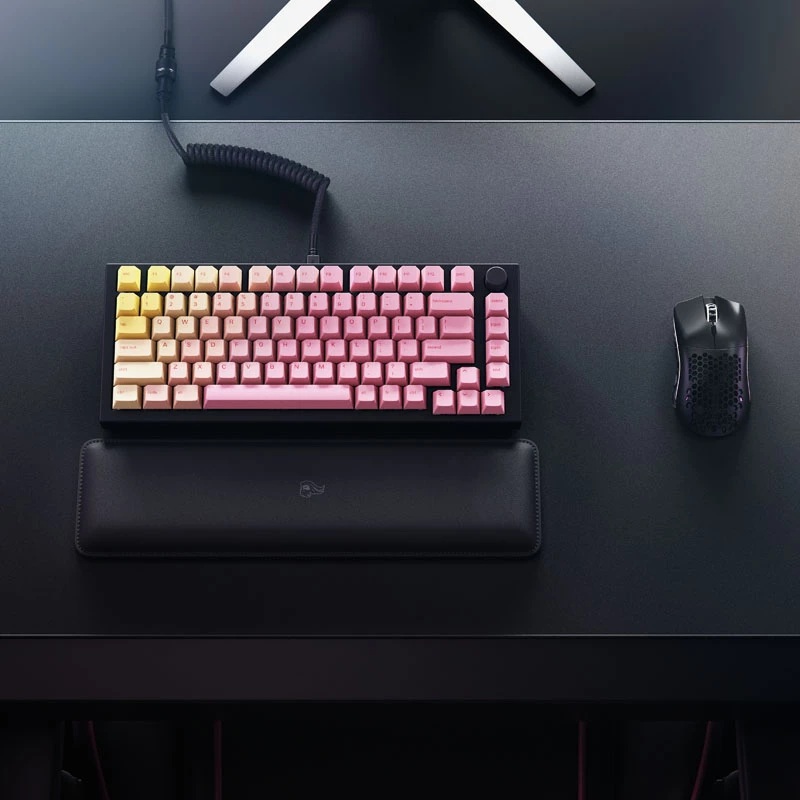 Glorious GPBT Pink Grapefruit Forge tastatūras taustiņu vāciņi, rozā