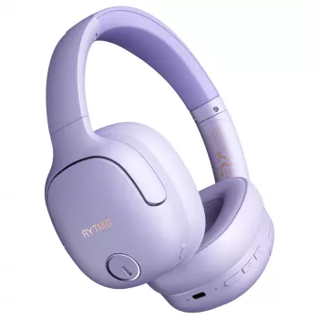 Austiņas MANTA HDP1001PU Rytmo Elegance violeta virsgalvas, vadu, modelis HDP1001PU
