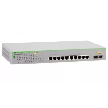 Allied Telesis GS950/10PS pārvaldīts Gigabit Ethernet (10/100/1000) ar barošanu caur Ethernet (PoE) zaļš, pelēks