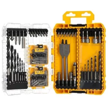 DeWalt komplekts ar 100 Pozi skrūvēm — stiprinājumu komplekts, dažādi izmēri kokam un metālam