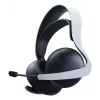 Sony PULSE Elite austiņas ar vadu & bezvadu savienojumu, galvas stīpa, spēlēm, Bluetooth, uzlādes statīvs, melnas, baltas
