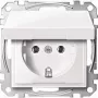 Merten MEG2311-0419. Buchsen-Typ: CEE 7/3, Unterstützte Stecker-Typen: CEE 7/4. Produktfarbe: Weiß, Material: Thermoplast. Eingangsspannung: 250 V, St