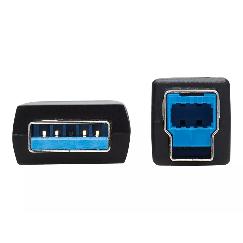 Eaton Tripp Lite Series USB 3.2 Gen 1 Plenum-Rated Fiber Active Optical Cable (AOC) - A/B M/M, Melns, 20m - USB kabelis - USB Type A (vīriešu) uz USB Type B (vīriešu) - USB 3.2 Gen 1 - 20,0m - P