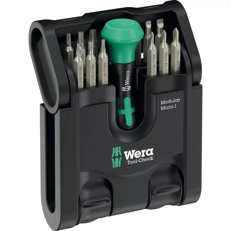 Wera 05049025001 Tool Set 50 Tools Melns Metallic