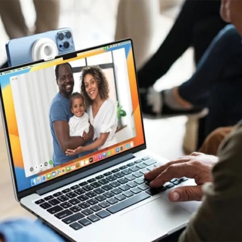 Induktīvais turētājs MacBook MagSafe melns