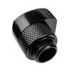 Šļūtenes savienotājs Alphacool 17604 Melns 1/4 collas vītne