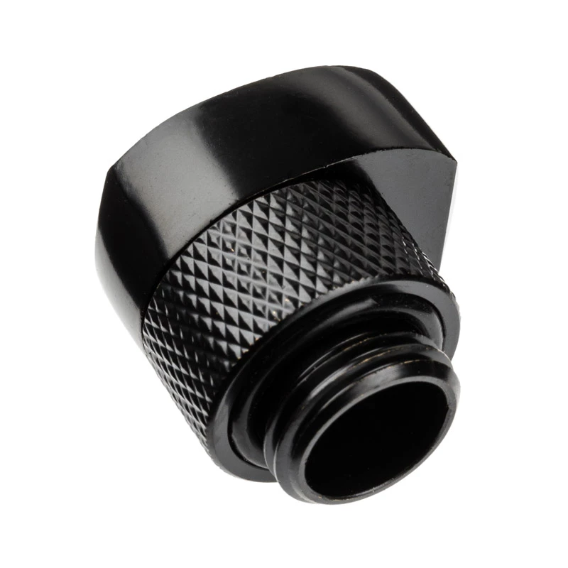 Šļūtenes savienotājs Alphacool 17604 Melns 1/4 collas vītne