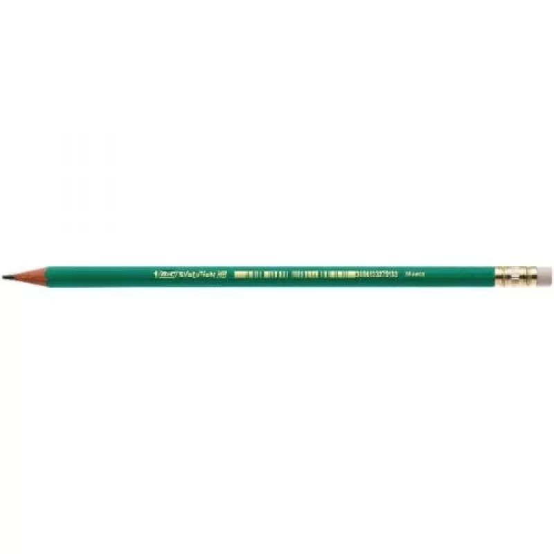 BIC zīmuļi EVOLUTION ORIGINAL ar dzēšgumiju, HB, 1 gab. 083924