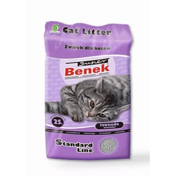 Certech Super Benek Standard Lavender - kaķu pakaiši aglomerējoši 25 l (20 kg)