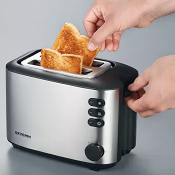 Tosteris Severin AT 2514 2 šķēlēm 850 W Sudraba