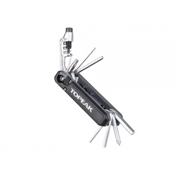 Multi-tool Topeak Hexus X Melns Stainless Steel 90mm