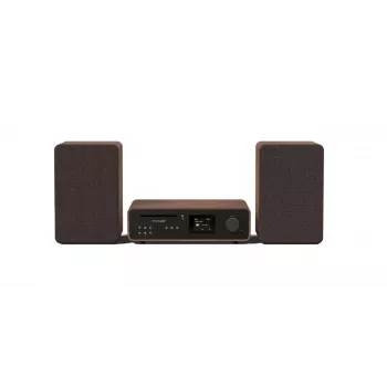 Pure Classic Stereo HiFi-Audiosystem 100W DAB+ Bluetooth Wi-Fi CD Melns walnut
