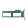 DeLOCK PCI Express 4.0 x8 karte ar 2 iekšējiem U.2 NVMe SFF-8639 portiem, bifurkācija
