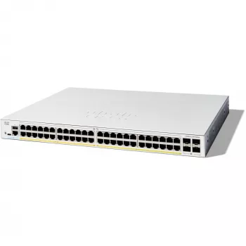 Pārvaldīts slēdzis Cisco Catalyst 1200-48P-4G 48 portu GE PoE 4x1GE SFP