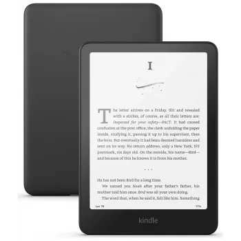 Amazon Kindle Paperwhite 12. paaudzes (2024) B0CFPWLGF2 e-grāmatu lasītājs, 7 collu, 16 GB, Wi-Fi, USB-C, IPX8, bez reklāmām, melns