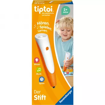 Mācību pildspalva Ravensburger tiptoi 00110 oranža balta zēniem meitenēm