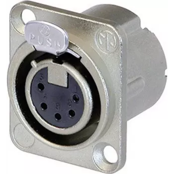 Neutrik NC5FD-LX savienojamības piederums, sudraba