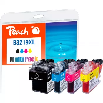 Peach PI500-245 tintes kasetne 4 gb Melna, Ciāna, fuksīna, Dzeltena