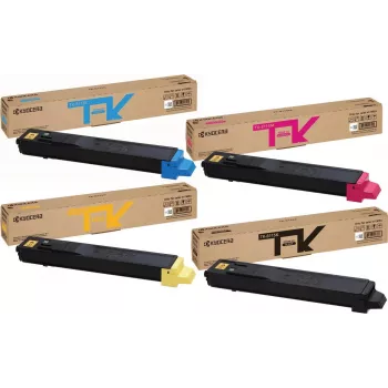 Toneru kārtridžu komplekts Kyocera TK-8115 oriģināls 4 krāsu multipaka (4 gab. komplekts)