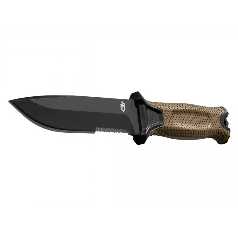 Izdzīvošanas nazis GERBER Strongarm Fixed Serrated Coyote