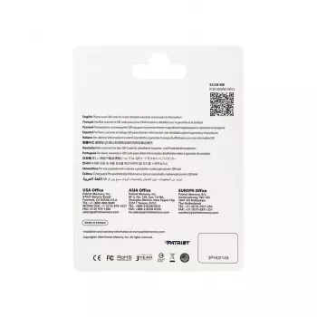 MicroSDXC atmiņas karte PATRIOT 512GB V30 U3 Class 10, lasīšana 90 MB/s, rakstīšana 80 MB/s, ar rakstīšanas aizsardzības slēdzi