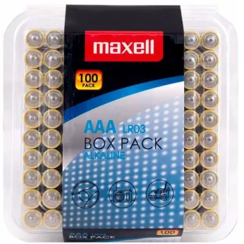 MAXELL sārma baterija LR03 AAA 1.5V 100 gab.
