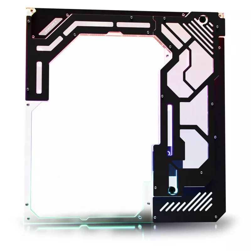 Case side panel Singularity Spectre 4 Aevum Dual Loop Side Panel Acrylic Clear Melns