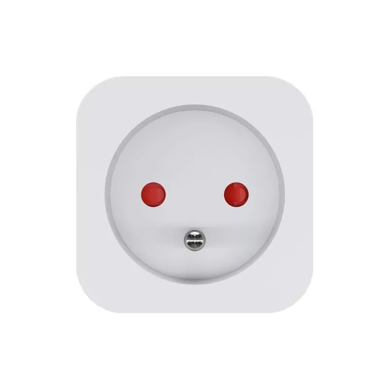 Viedā kontaktligzda SAVIO AS-01 16A Wi‑Fi 2,4 GHz, E/F tipa spraudnis, 220–240V, 3680W, balta
