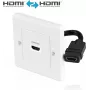 HDMI sienas plates PureLink X-HW001-1 viena porta padziļināta HDMI izeja montāžai sienā