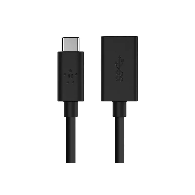 Belkin USB 3.0 Socket 5GBit/s USB-C uz USB-A 1m Pelēks (F2CU036BTBLK)