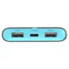 PowerBank EnerGo 10000mAh pelēkzils