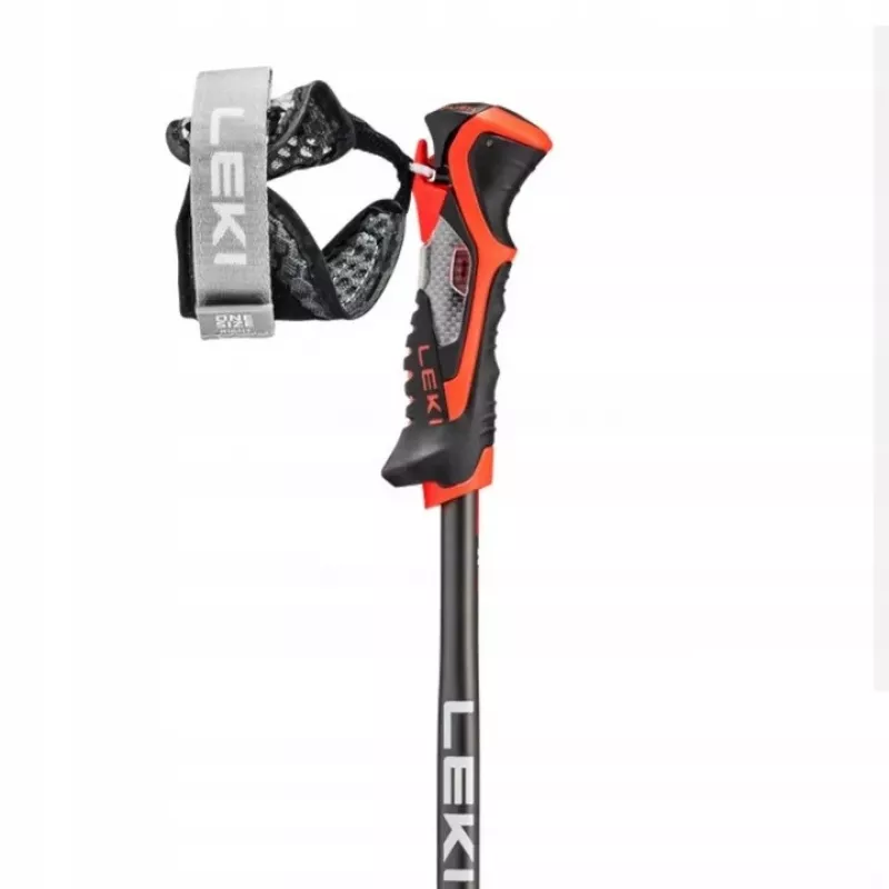 Slēpošanas nūjas Leki 3D AIRFOIL melns/sarkans 120 cm